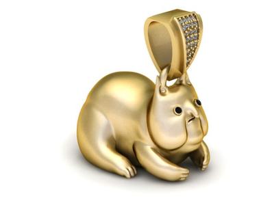 3D Printable DOG Pendant