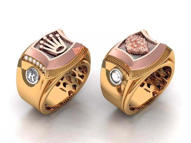 Multi piece men s ring