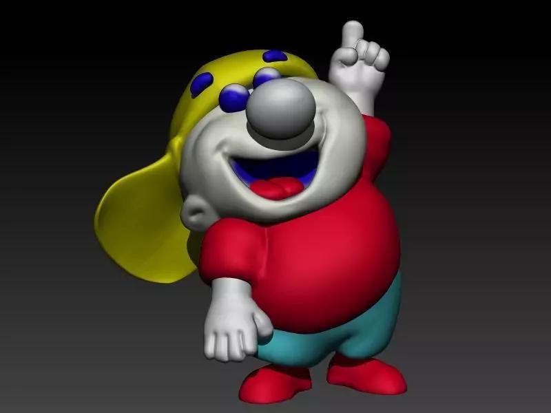 Cap Cartoon Boy Model