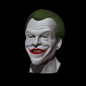 Joker Legacy Pack (Nicholson, Ledger, Leto, Phoenix) – 3D Printable Bust Collection STL & OBJ