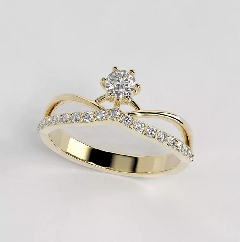 CROWN ENGAGEMENT RING - ANILLO DE COMPROMISO CORONA
