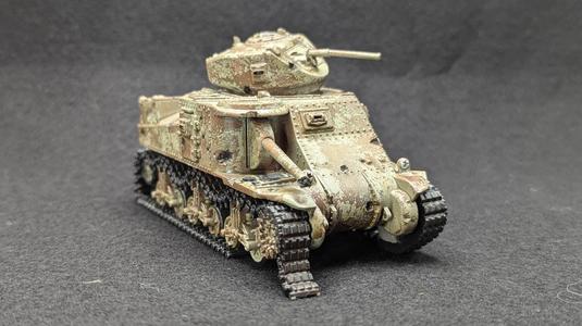 Destroyed M3 Lee Medium Tank (US, WW2)