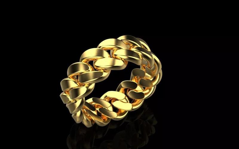 Cuban chain ring size 8