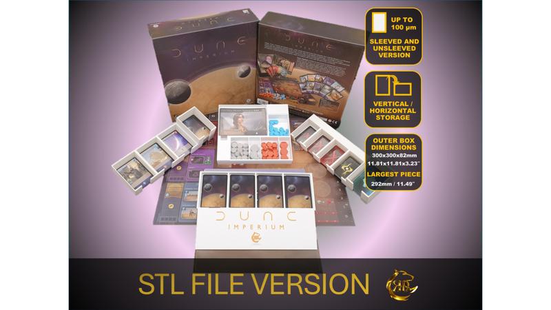 DUNE Imperium Board Game Organizer, Dune Imperium Insert, Premium Storage Solution for DUNE Imperium games, STL file for 3d printing
