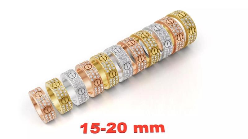 Cartier LOVE Ring Classic Model Paved