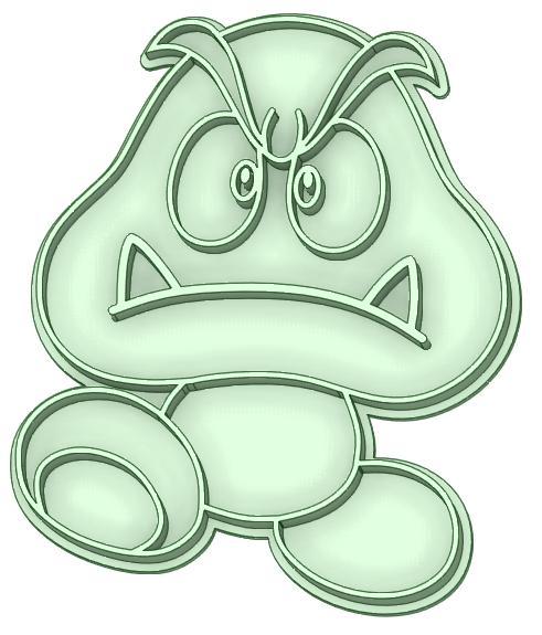 Goomba cookie cutter