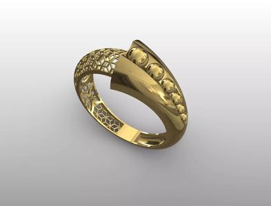 Celestial Swirl Ring