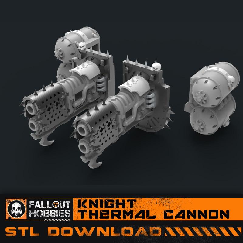 Chaotic Warmachine Thermal Cannon STL File Download