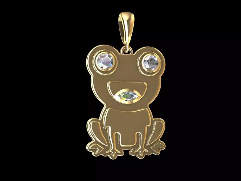 CUTE FROG PENDANT