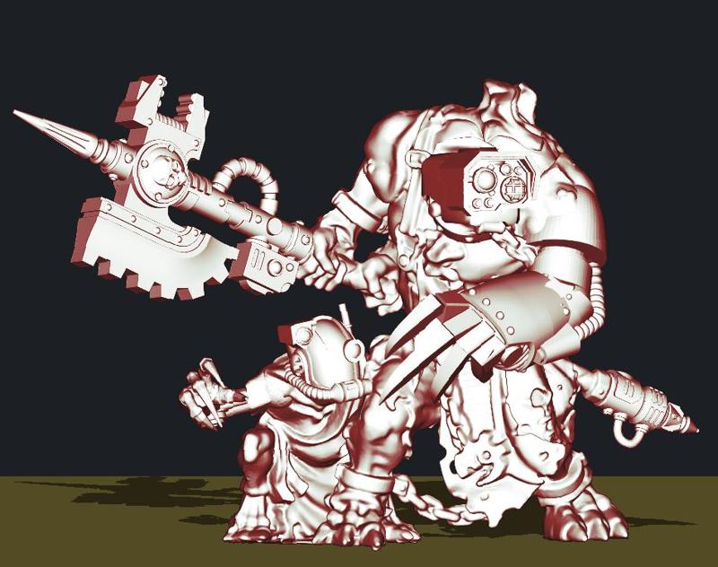 abominant servitor of the bladed cog cult