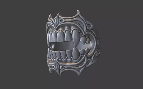 creepy teeth ring