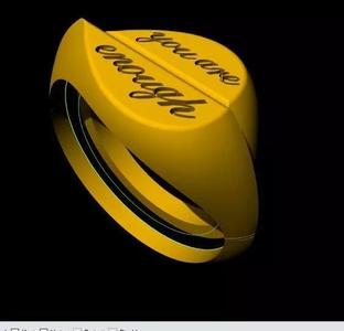 Couple Ring 3dm and stl file