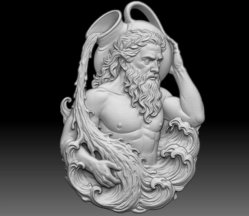 Poseidon Relief