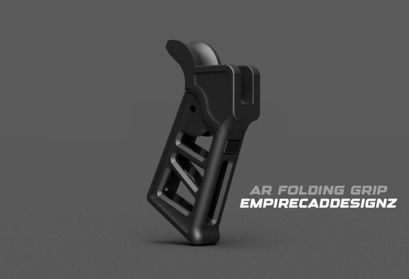 Ergonomic Folding Pistol Grip for M16/M4/AR15