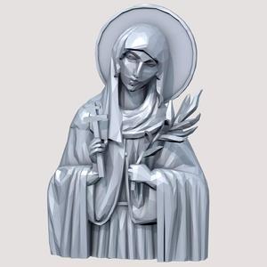 Saint Valentina of Caesarea Low Poly