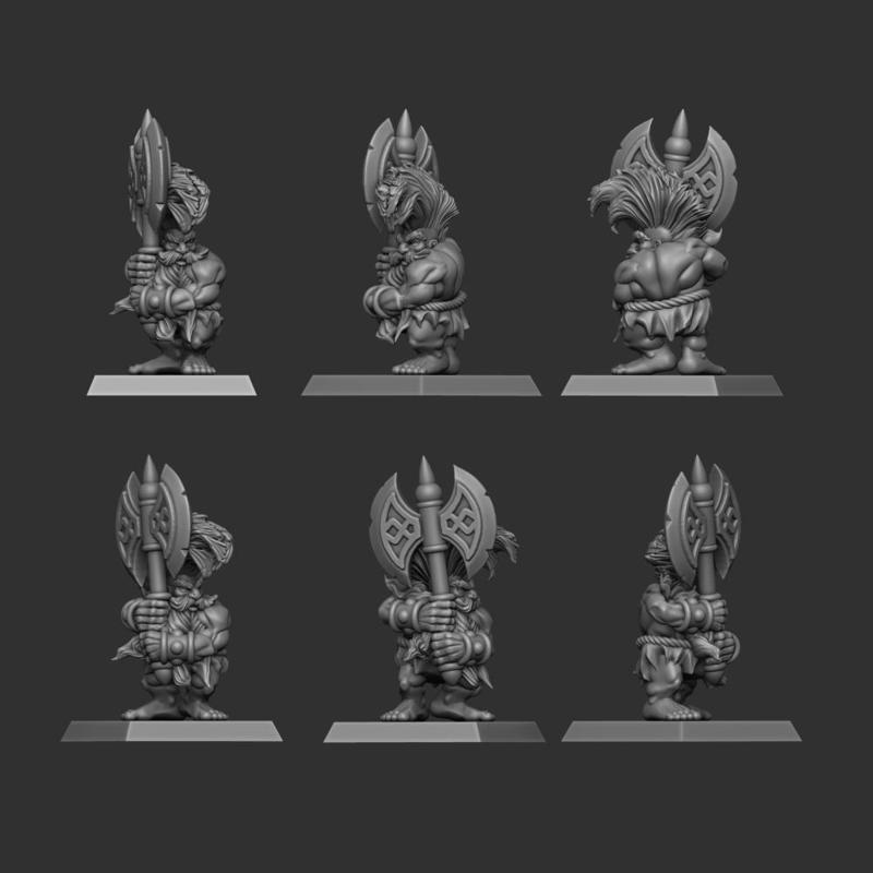 Dwarf Slayer 28mm, Giant Slayer, Troll Slayer