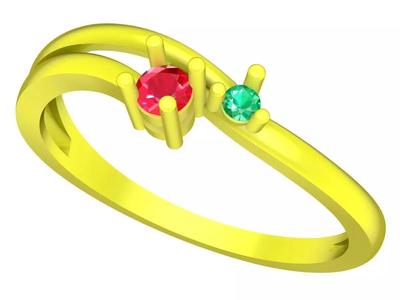 Simple Diamond Ring for Lady 5270A