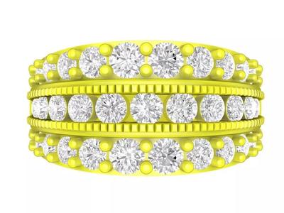 7055 fashion diamond women ring