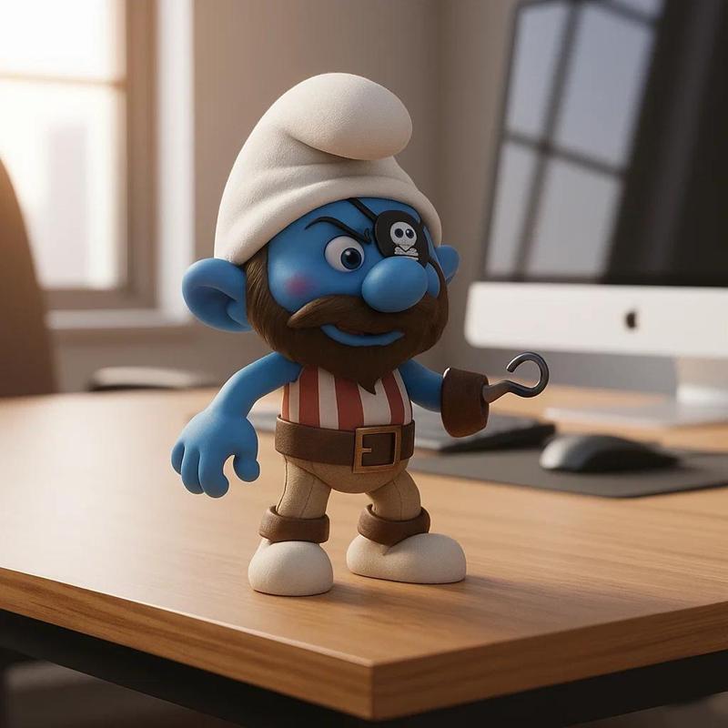 Gutsy Smurf