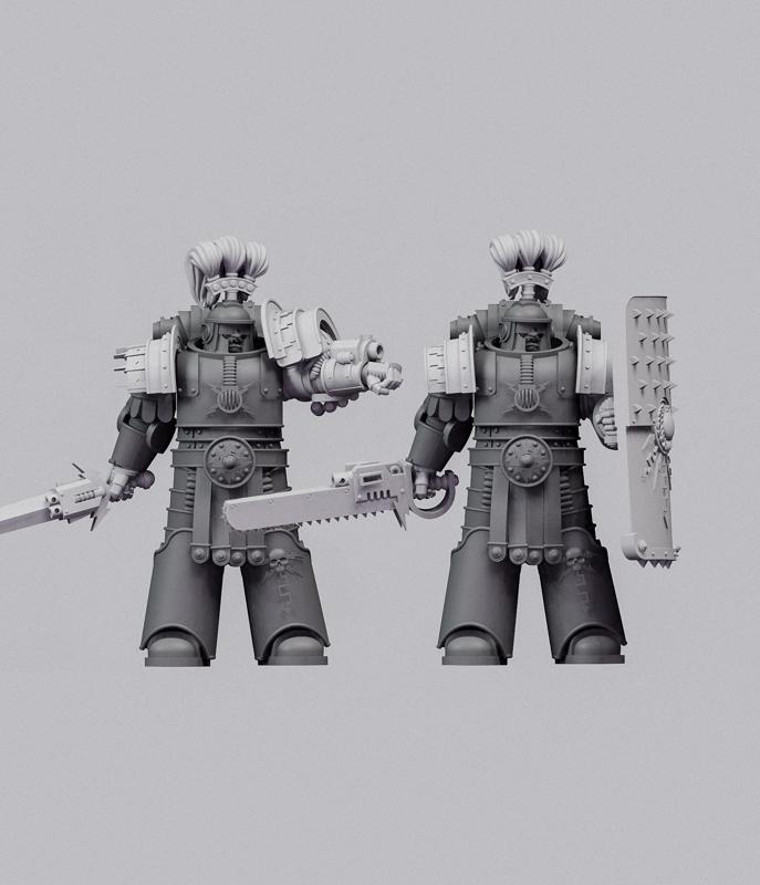 UPSCALED Blitzboys shield & wrist-gun expansion