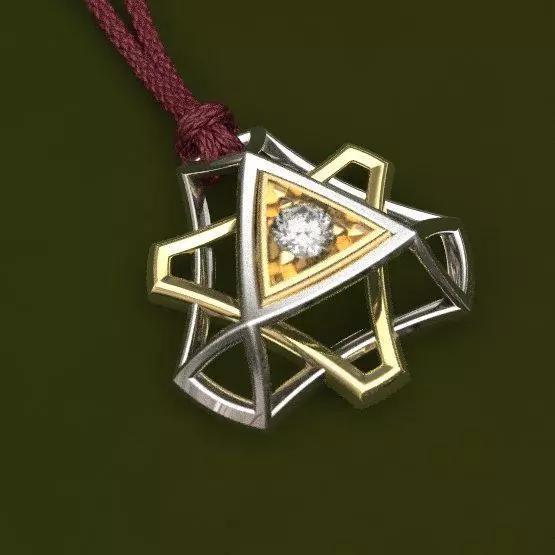 Go diamond pendant - original