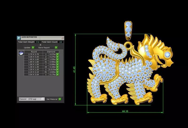 Sengha Khmer Lion King Pendant