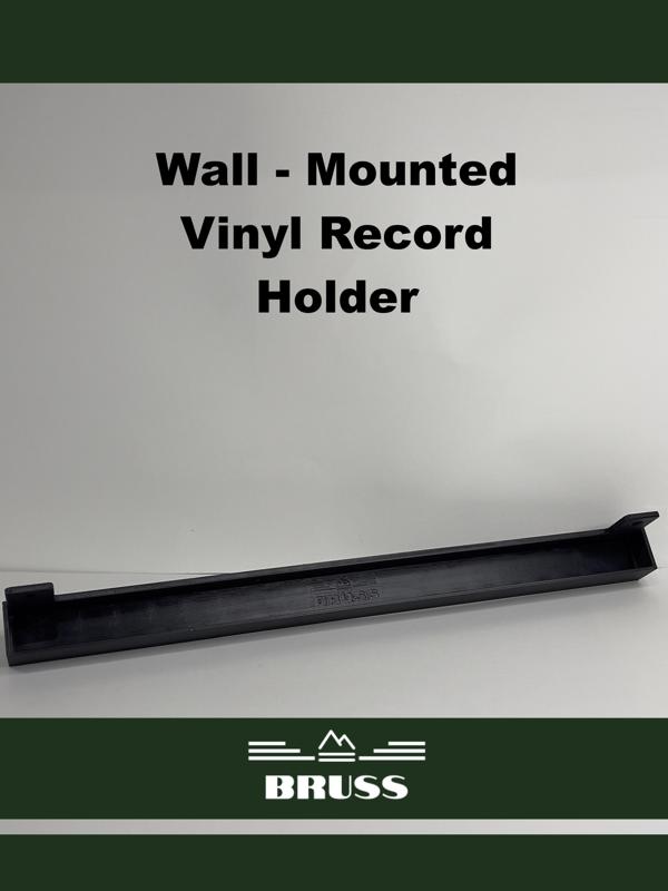 Wall - Mounted  Vinyl Record  Holder - BrussDesigns