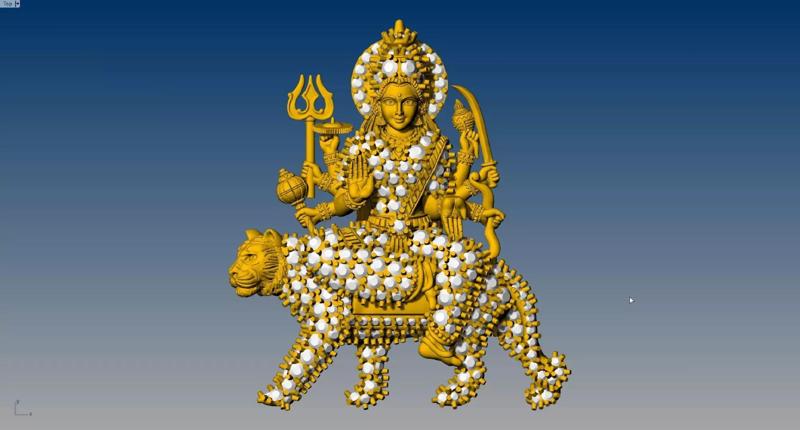 Durga Devi diamond jewellery