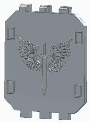 30k Dark Angels Land Raider Door - Winged Sword Variants