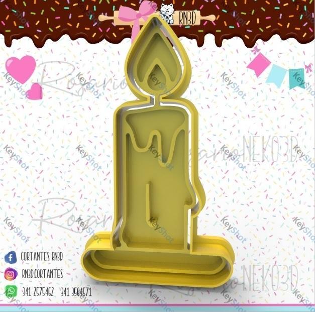 CANDLE cookie cutter - CANDLE cookie cutter