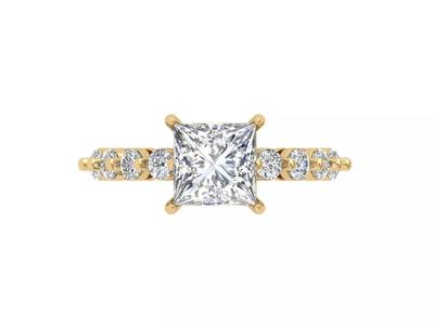 Princess Engagement Ring