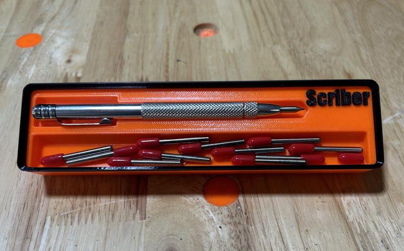 Gridfinity Metal Scriber Pen Holder