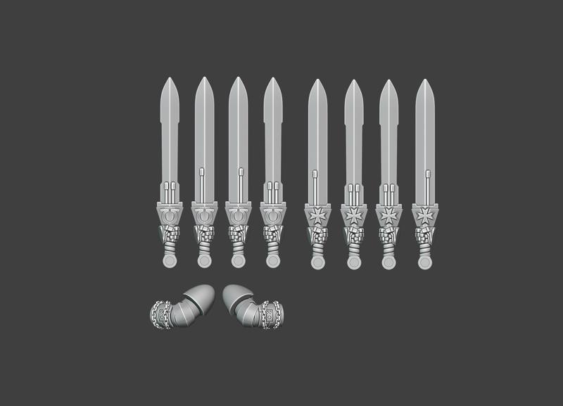 Roman Ultra Swords - Temple Chain Arms