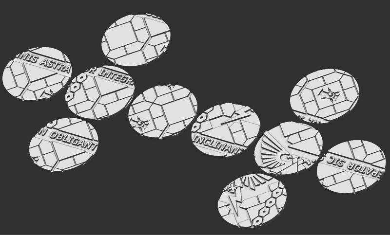 40mm Round Bases and Tops - Imperial Palace