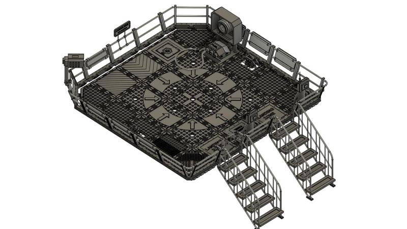 MODULAR CATWALK - Landing Zone Set