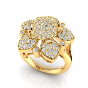 DIAMOND FLOWER RING