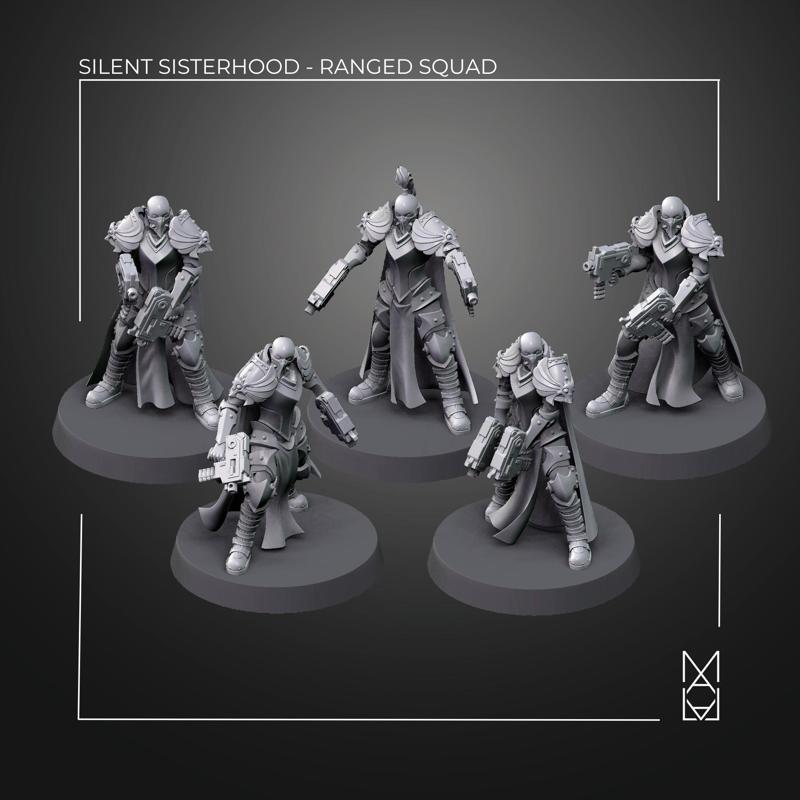 Silent Sisterhood ranged squad (pre-supported)