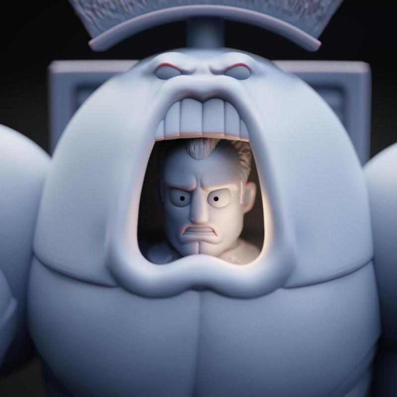 Space King - Captain - Open Helmet