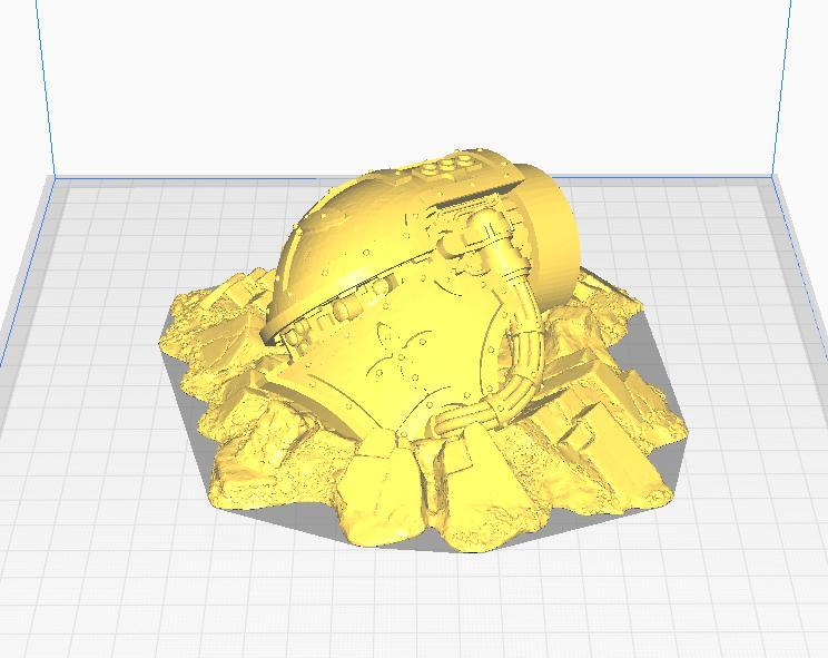 Destroyed Warlord Titan Head