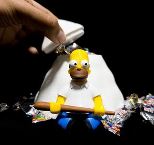 Homer Simpson Sugar Bowl 3 Expressions