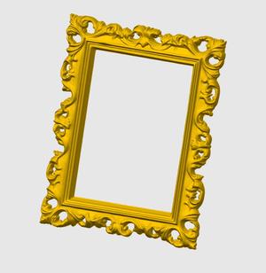 Decorative Picture Frame 02 - Modern Design for 3D Printing
