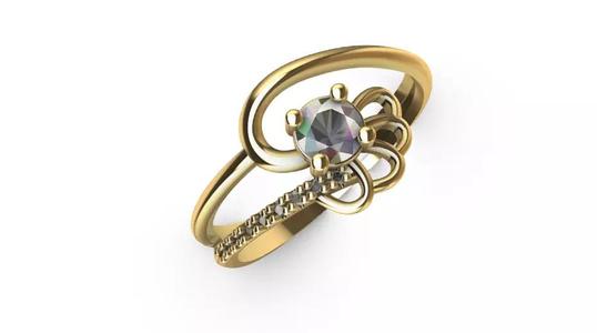 Anillo solitario para dama-mujer