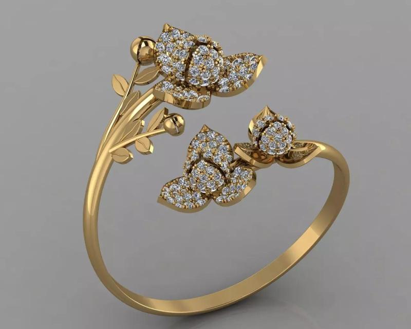 Romdul Flower Bangle