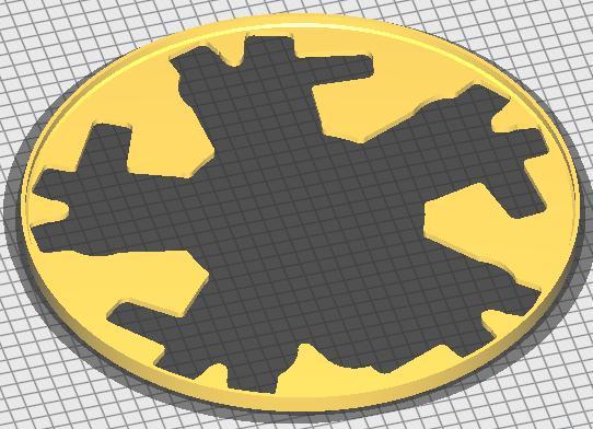 Baffle or template for cooling MOKI 250 5-cylinder engines