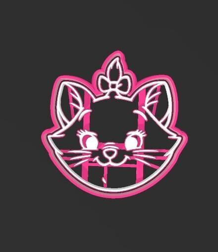 Marie, Aristogatos, cookie cutter 60mm