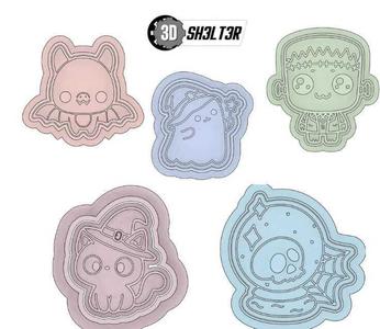 Halloween cookie cutter pack