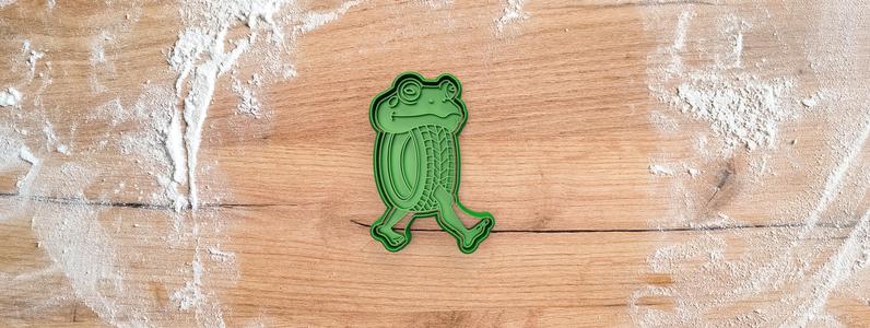 Boneca Ambalabu cookie cutter from Brainrot Italian
