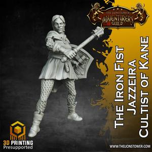The Iron Fist, Jazzeira - Cultist of Kane (32mm scale, Pre-supported miniature)