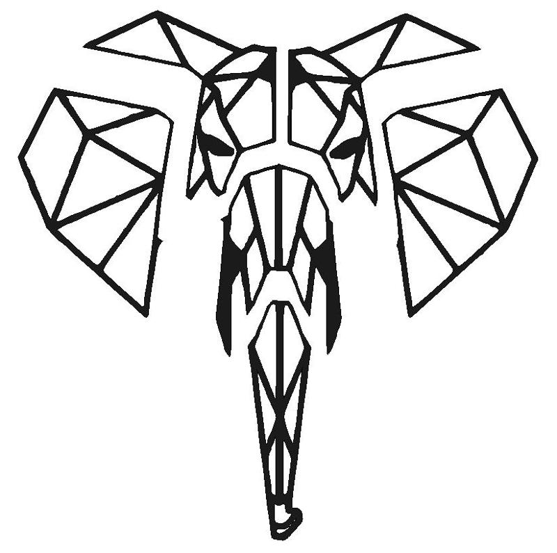 Elephant Wall Art (6 parts)