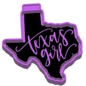 Texas Girl Freshie STL Mold Housing